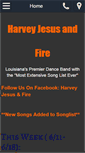 Mobile Screenshot of harveyjesusandfireband.com