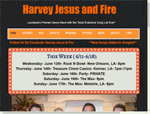 Tablet Screenshot of harveyjesusandfireband.com